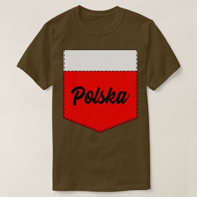 Poland Pocket T-Shirt (Design Front)