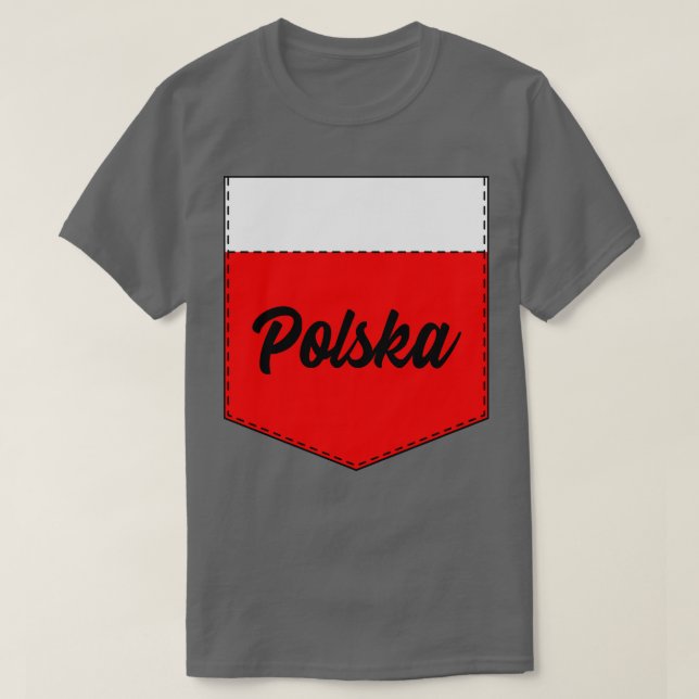 Poland Pocket T-Shirt (Design Front)