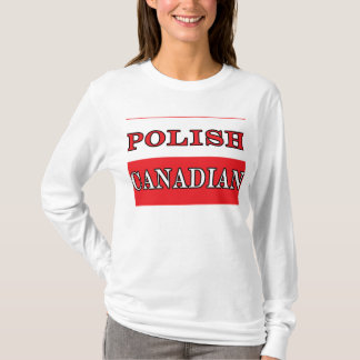 Poland Polish Canadian Flag T-Shirt