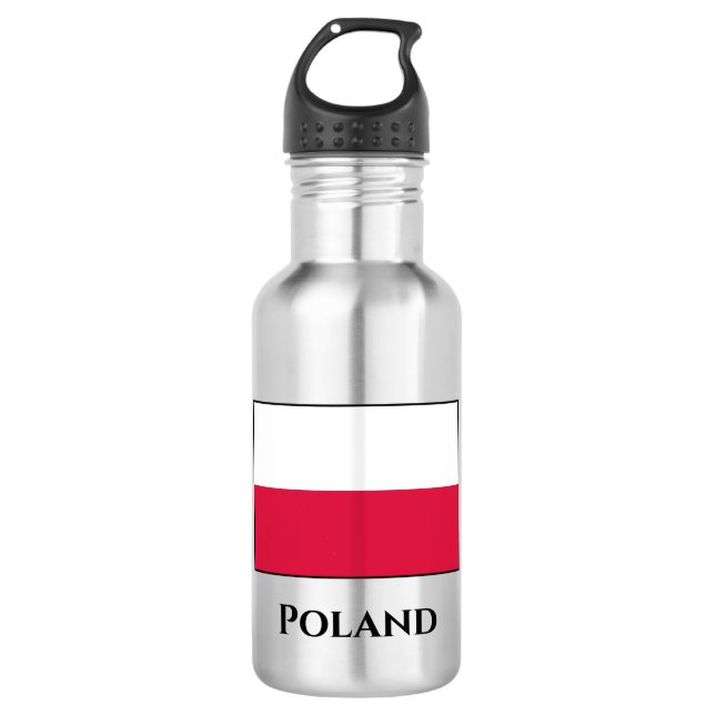 Poland (Polish) Flag 532 Ml Water Bottle (Front)