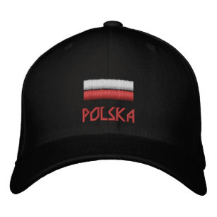 Poland & Polish Flag fashion / Polska Patriots Embroidered Hat