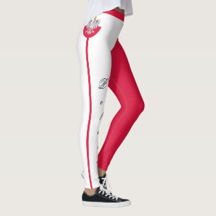 Poland & Polish Flag fashion, travel/ sport fans H Leggings