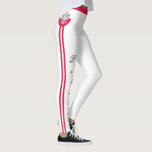 Poland & Polish Flag fashion, travel/ sport fans Leggings