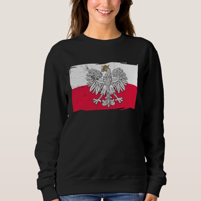 Poland Polish Polska Polski Husaria Sweatshirt (Front)