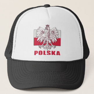 Poland Polska Coat of Arms Trucker Hat