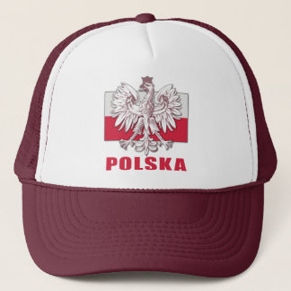 Poland Polska Coat of Arms Trucker Hat