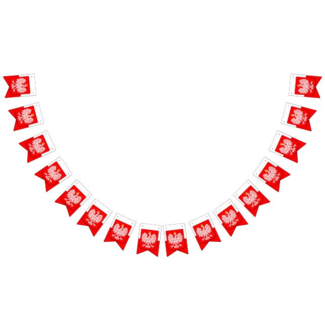 Poland Polska Polski Emblem Patriotic  Bunting (All)