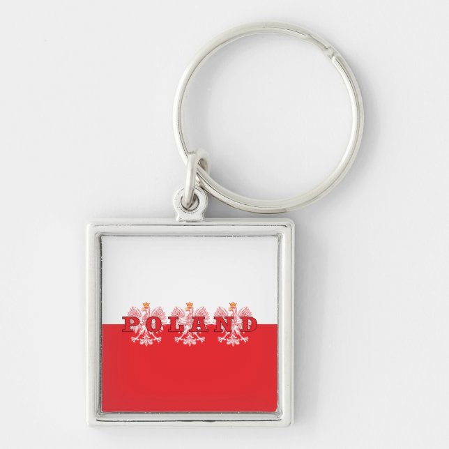 Poland Red Eagles Key Ring (Front)