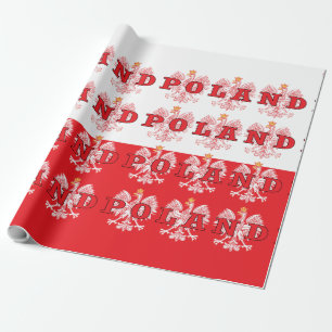 Poland Red Eagles Wrapping Paper