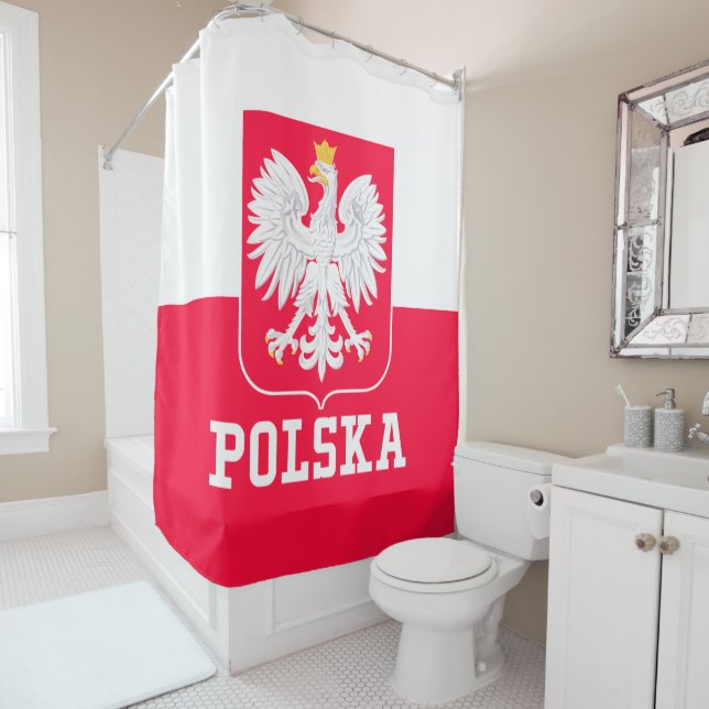 Poland Shower Curtain (In Situ)