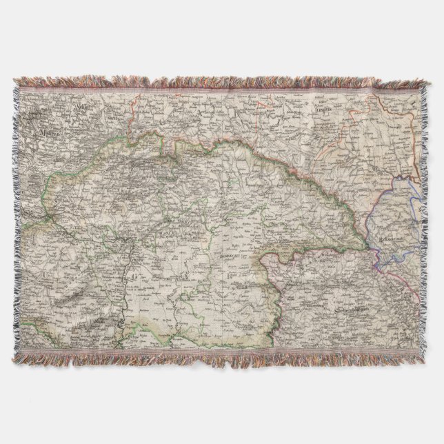 Poland, Slovakia Throw Blanket (Front)