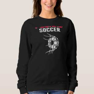 Poland Soccer Ball In Net Goal Polish Football Su Sweatshirt