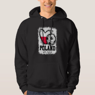 Poland Soccer Polish Flag Polska Love Country Prid Hoodie