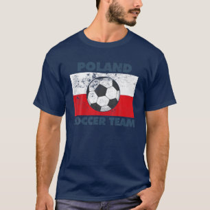 Poland Soccer Team Flag 2022 Supporter Polish T-Shirt