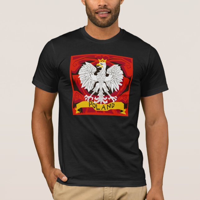 Poland Stylised Eagle T-Shirt (Front)