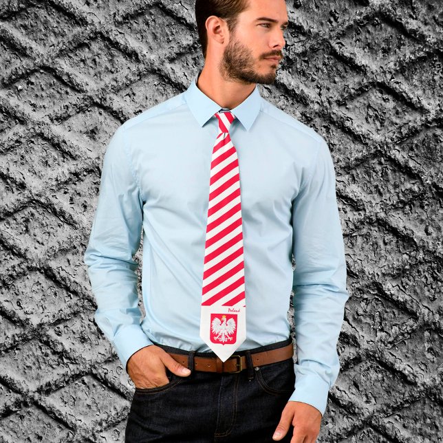Poland Tie, stripes, business fashion, Polish Flag Tie (Creator Uploaded)