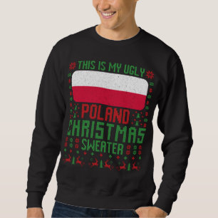 Poland Ugly Christmas Sweater Poland Flag for Poli