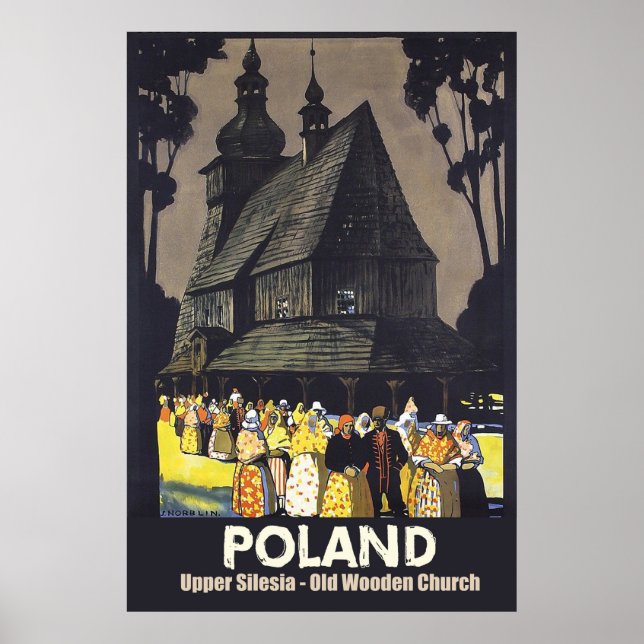 Poland, Upper Silesia, Wooden Church Poster (Front)