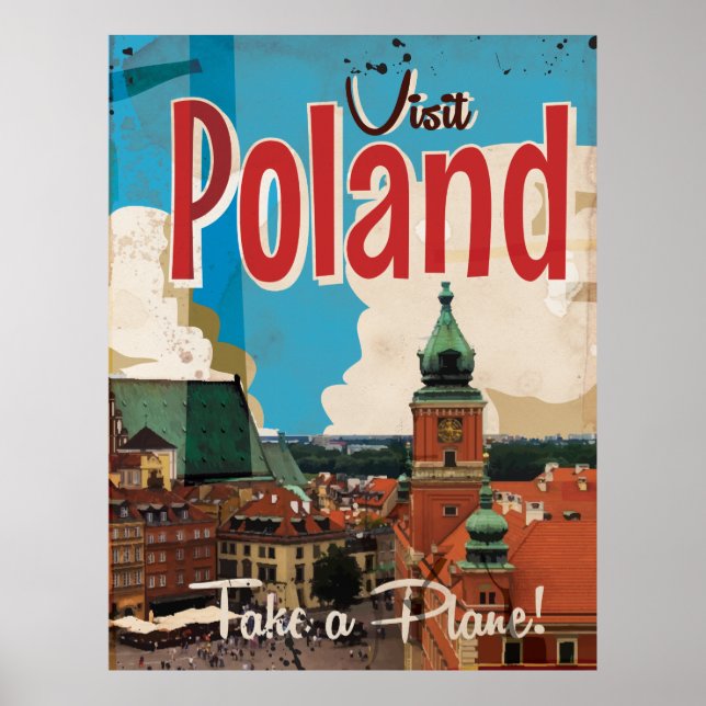Poland Vintage Travel Poster (Front)