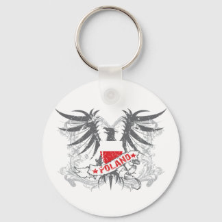 Poland Winged Key Ring