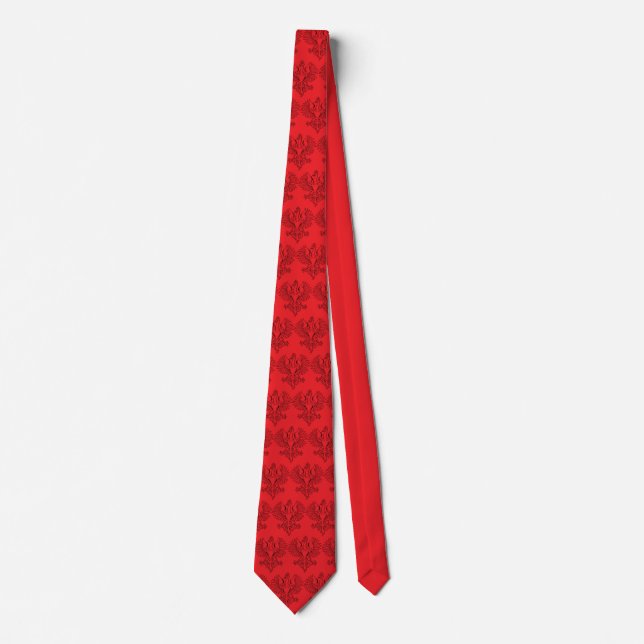Poland's White Eagle Contemporary State Emblem  Tie (Front)