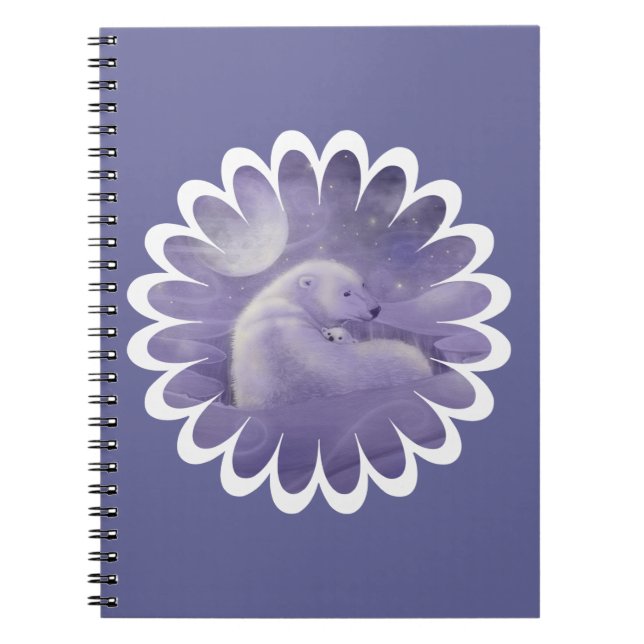 Polar Bear and Cub Notebook (Front)