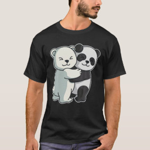 Polar Bear And Panda Cute Animals For Women Animal T-Shirt