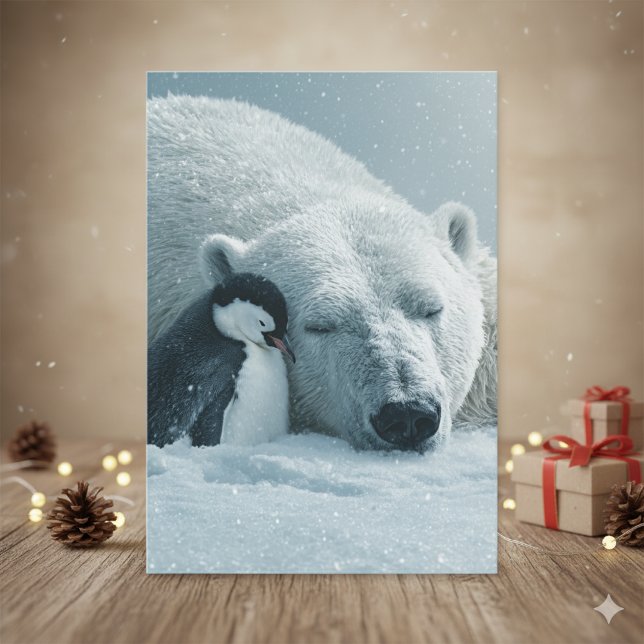 Polar bear and Penguin Christmas Holiday (Creator Uploaded)