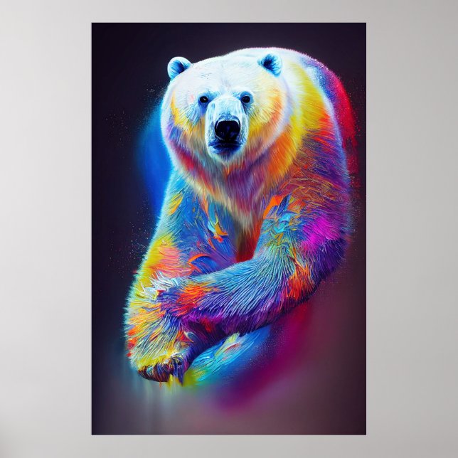 Polar Bear  Animal Discovery Adventure Nature  Poster (Front)