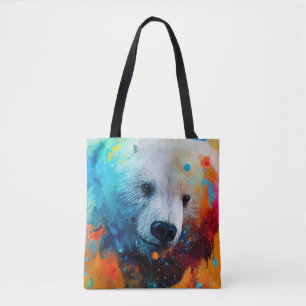 Polar Bear  Animal Discovery Adventure Nature  Tote Bag