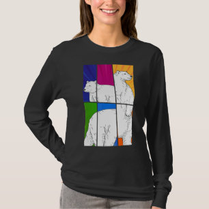 Polar Bear Arctic Animal Pop Polar Bear T-Shirt