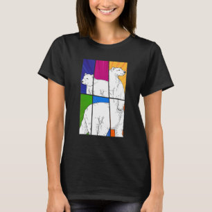 Polar Bear  Arctic Animal Pop Polar Bear T-Shirt