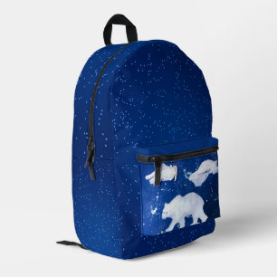 Polar Bear "Art by Kids" Printed Backpack