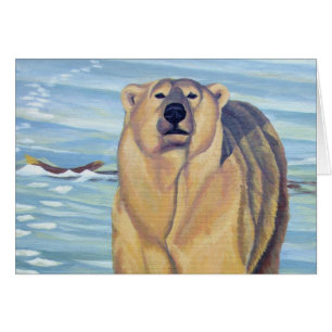 Polar Bear Art Cards Custom Wildlife Art Cards