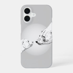 Polar Bear Art iPhone Cases Bear Art iPhone Case