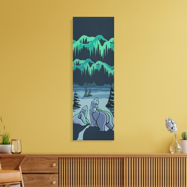 Polar Bear Art Print (Insitu(LivingRoom))