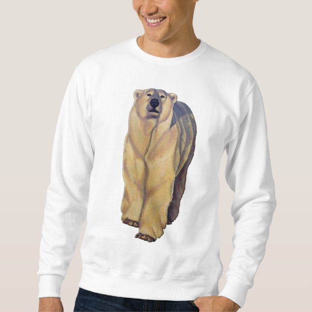 Polar Bear Art Shirts Polar Bear Sweatshirts (Front)