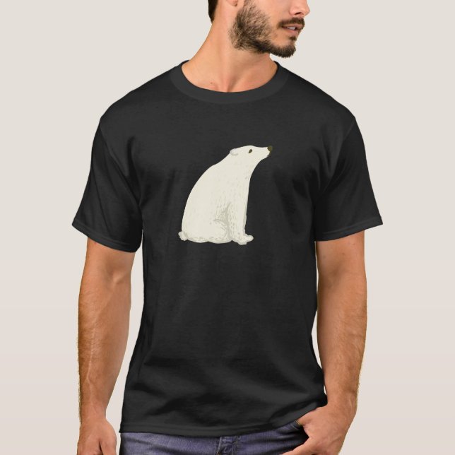 Polar Bear As A National Canadian Culture Symbol T-Shirt (Front)