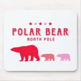 Polar Bear at North Pole Mouse Pad