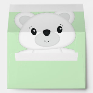 Polar Bear Baby Shower Envelope