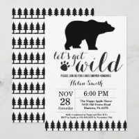 Polar Bear Baby Shower Invitation