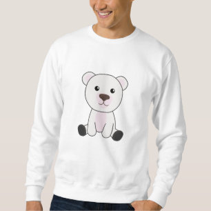 Polar Bear Bears Cute Animals For Kids Baby Bear Sweatshirt