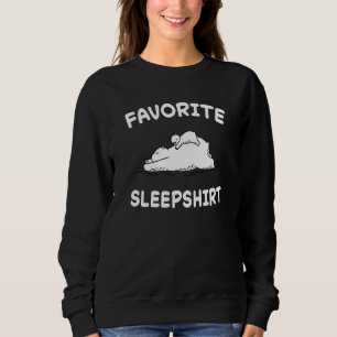 Polar Bear Bears Nap Sleeping Sleep Pajama Nightgo Sweatshirt