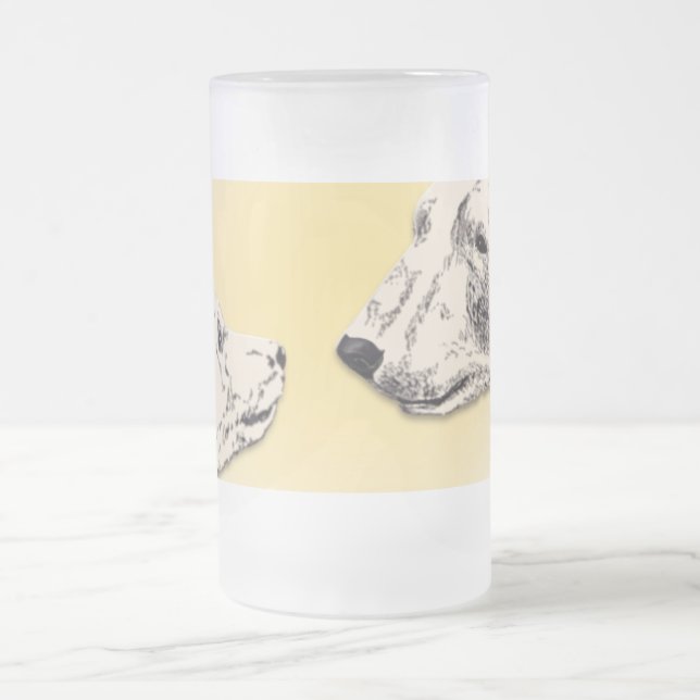Polar Bear Beer Glasses Bear Mugs Wildlife Art Cup (Center)