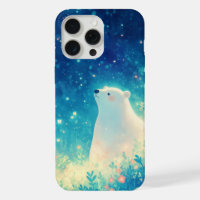 Polar Bear Beneath the Arctic Sky