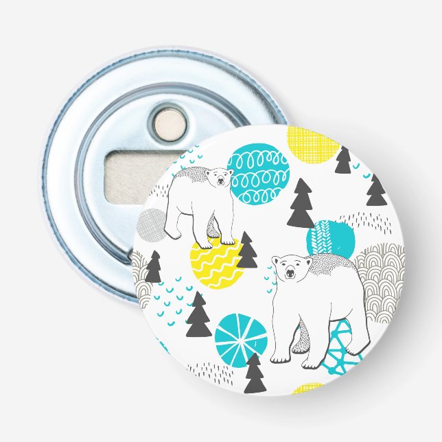 Polar bear bottle opener (Front)