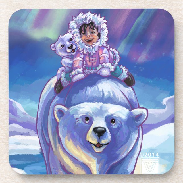 Polar Bear Bus Coaster (Front)