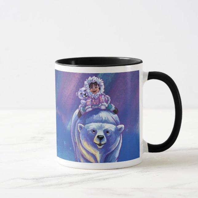 Polar Bear Bus Mug (Right)
