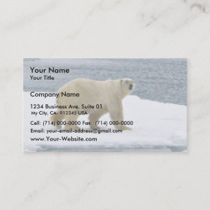 Polar Bear Business Card