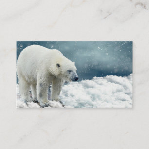 Polar Bear Business Card